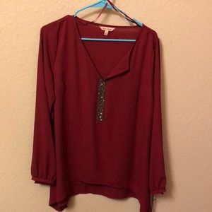 Juicy Couture long sleeve blouse
